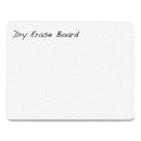 Unruled Dry-erase Student Board, Melamine, 12 X 9, White, 10-set