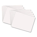 Unruled Dry-erase Student Board, Melamine, 12 X 9, White, 10-set