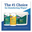 CloroxPro Disinfecting Wipes, 1-Ply, Fresh Scent, 7 x 8, White, 75/Canister, 6 Canisters/Carton