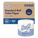 Scott® Essential Standard Roll Bathroom Tissue for Business, Septic Safe, 2-Ply, White, 550 Sheets/Roll, 80 Rolls/Carton