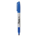 SHARPIE Fine Tip Permanent Marker, Blue, 36-pack