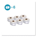 DYMO LW Multipurpose Labels, 1" X 2.13", White, 500-roll, 6 Rolls/pack
