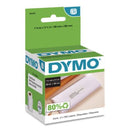DYMO® LabelWriter Address Labels, 1.12" x 3.5", White, 130 Labels/Roll, 2 Rolls/Pack