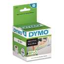 DYMO Labelwriter 1-up File Folder Labels, 0.56" X 3.43", White, 130-roll, 2 Rolls-pack