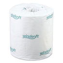 WINDSOFT Bath Tissue, Septic Safe, 2-ply, White, 4.5 X 3, 500 Sheets-roll, 48 Rolls-carton