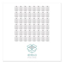 WINDSOFT Bath Tissue, Septic Safe, 2-ply, White, 4.5 X 3, 500 Sheets-roll, 48 Rolls-carton