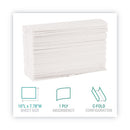 WINDSOFT C-fold Paper Towels, 1 Ply, 10.2 X 13.25, White, 200-pack, 12 Packs-carton