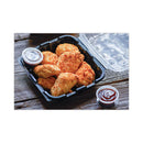 PACTIV Earthchoice Dual Color Hinged-lid Takeout Container, 1-compartment, 28 Oz, 7.5 X 7.5 X 3, Black-clear, 150-carton