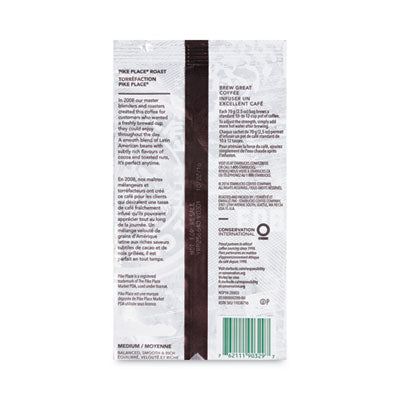Starbucks® Coffee, Pike Place, 2.5oz, 18-box