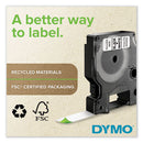 DYMO D1 High-performance Polyester Removable Label Tape, 0.75" X 23 Ft, Black On White