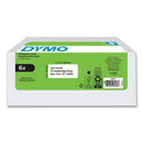DYMO LW Multipurpose Labels, 1" X 2.13", White, 500-roll, 6 Rolls/pack
