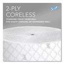 Scott® Essential Coreless JRT, Septic Safe, 2-Ply, 3.75" x 1,150 ft, White, 12 Rolls/Carton