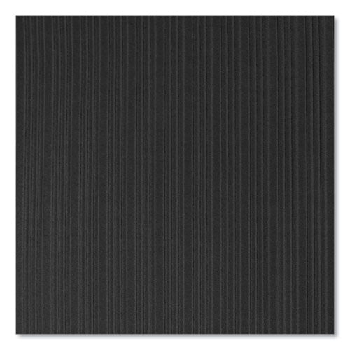 Ribbed Vinyl Anti-fatigue Mat, Rib Embossed Surface, 36 X 144, Black