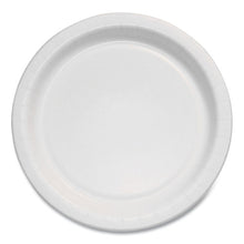 Load image into Gallery viewer, Bare Eco-forward Clay-coated Paper Plate, Proplanet Seal, 6&quot; Dia, White/brown/green, 1,000/carton
