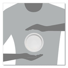 Load image into Gallery viewer, Bare Eco-forward Clay-coated Paper Plate, Proplanet Seal, 6&quot; Dia, White/brown/green, 1,000/carton