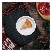 Load image into Gallery viewer, Bare Eco-forward Clay-coated Paper Plate, Proplanet Seal, 6&quot; Dia, White/brown/green, 1,000/carton