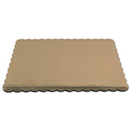 Gold Cake Pads, 1/4 Sheet, 10 X 14, Gold, Paper, 100/carton