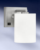 R8808SI Single Headboard Light 8"H | Brushed Steel | Azure Collection | HSD Wholesale