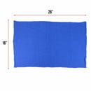 Hospeco™ Cotton Huck Towels, 16"x26", 12/pack - Blue