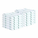 Hospeco™ Cook's Linen Dishcloths, 12"x12", 12/pk - 12 pks/cs - Green & White