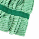 Hospeco™ Microfiber Tube Mop w/ Mesh Headband, 14 oz, Green, 1/ea - 12 ea/cs