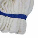 Hospeco™ Microfiber Tube Mop w/ Mesh Headband, 14 oz, White, 1/ea - 12 ea/cs
