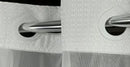 Urban Waffle Hotel Shower Curtain 72"W x 80"L White – Window & Snap Liner | HSD Wholesale