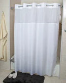 Poly 300 Hotel Shower Curtain 72"W x 77"L White – Plain | HSD Wholesale