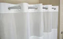 Poly 300 Hotel Shower Curtain 72"W x 77"L White – Plain | HSD Wholesale