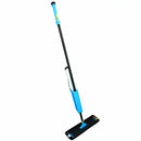 Impact Mopster 2.0 blue and black spray mop, opposite angled view