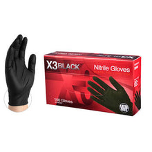 Load image into Gallery viewer, AMMEX wholesale. AMMEX Nitrile Gloves. X3 Industrial Latex Free, Disposable Gloves (Case of 1000). HSD Wholesale: Janitorial Supplies, Breakroom Supplies, Office Supplies.