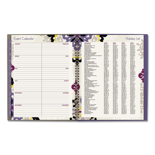 Cambridge® wholesale. Vienna Weekly-monthly Appointment Book, 11 X 8.5, Purple, 2021. HSD Wholesale: Janitorial Supplies, Breakroom Supplies, Office Supplies.
