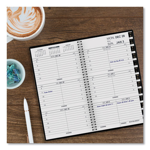 AT-A-GLANCE® wholesale. Compact Weekly Appointment Book, 6.25 X 3.25, Black, 2021. HSD Wholesale: Janitorial Supplies, Breakroom Supplies, Office Supplies.