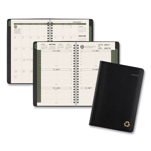 AT-A-GLANCE® wholesale. Recycled Weekly-monthly Appointment Book, 8.5 X 5.5, Black, 2021. HSD Wholesale: Janitorial Supplies, Breakroom Supplies, Office Supplies.