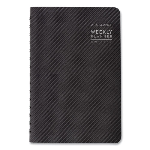 AT-A-GLANCE® wholesale. Contemporary Weekly-monthly Planner, Block, 8.5 X 5.5, Graphite Cover, 2021. HSD Wholesale: Janitorial Supplies, Breakroom Supplies, Office Supplies.