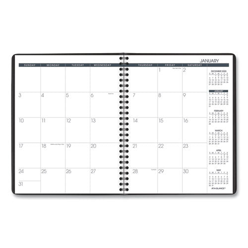 AT-A-GLANCE® wholesale. Monthly Planner, 8.75 X 7, Black, 2021. HSD Wholesale: Janitorial Supplies, Breakroom Supplies, Office Supplies.