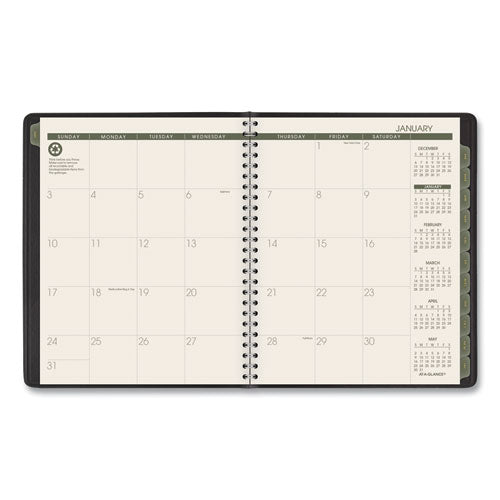 AT-A-GLANCE® wholesale. Recycled Monthly Planner, 8.75 X 7, Black, 2021. HSD Wholesale: Janitorial Supplies, Breakroom Supplies, Office Supplies.