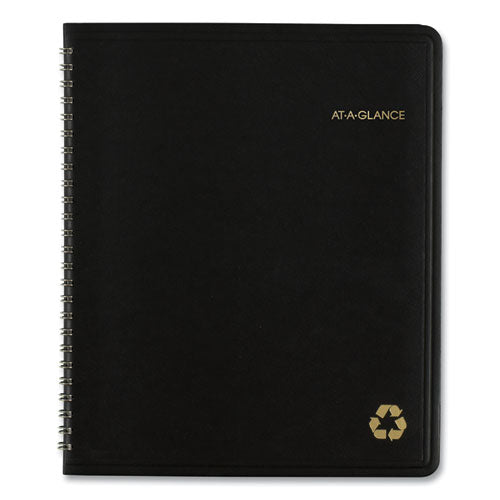 AT-A-GLANCE® wholesale. Recycled Monthly Planner, 8.75 X 7, Black, 2021. HSD Wholesale: Janitorial Supplies, Breakroom Supplies, Office Supplies.