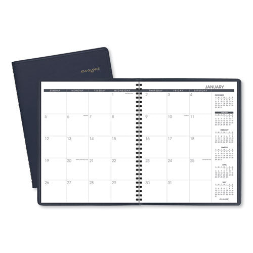 AT-A-GLANCE® wholesale. Monthly Planner, 11 X 9, Navy, 2021-2022. HSD Wholesale: Janitorial Supplies, Breakroom Supplies, Office Supplies.