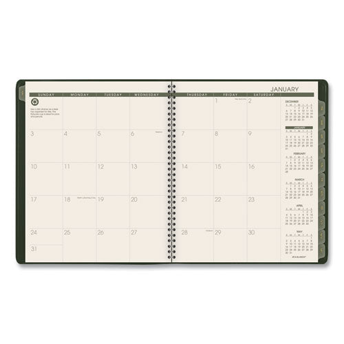 AT-A-GLANCE® wholesale. Recycled Monthly Planner, 11 X 9, Green, 2021-2022. HSD Wholesale: Janitorial Supplies, Breakroom Supplies, Office Supplies.