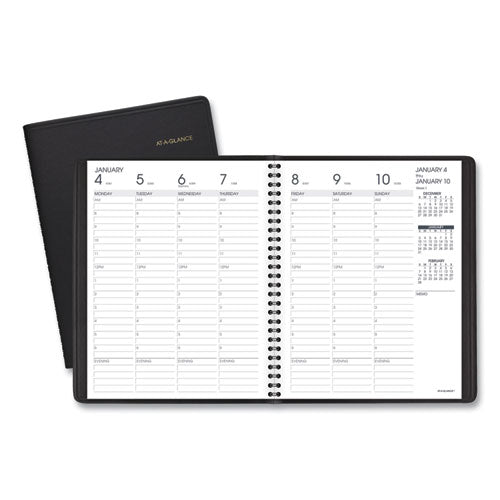 AT-A-GLANCE® wholesale. Weekly Appointment Book Ruled, Hourly Appts, 8.75 X 7, Black, 2021-2022. HSD Wholesale: Janitorial Supplies, Breakroom Supplies, Office Supplies.