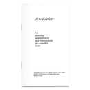 AT-A-GLANCE® wholesale. Pocket Size Monthly Planner Refill, 6 X 3.5, White, 2021-2022. HSD Wholesale: Janitorial Supplies, Breakroom Supplies, Office Supplies.