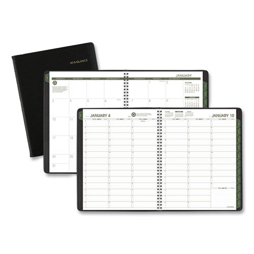 AT-A-GLANCE® wholesale. Recycled Weekly-monthly Classic Appointment Book, 11 X 8.25, Black, 2021. HSD Wholesale: Janitorial Supplies, Breakroom Supplies, Office Supplies.
