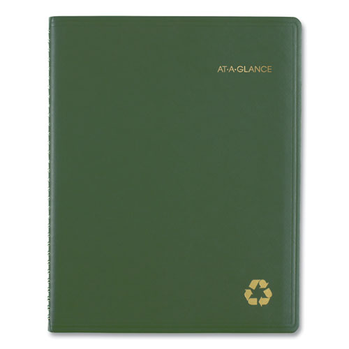 AT-A-GLANCE® wholesale. Recycled Weekly-monthly Classic Appointment Book, 11 X 8.25, Green, 2021. HSD Wholesale: Janitorial Supplies, Breakroom Supplies, Office Supplies.