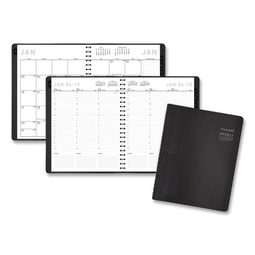 AT-A-GLANCE® wholesale. Contemporary Weekly-monthly Planner, Column, 11 X 8.25, Graphite Cover, 2021. HSD Wholesale: Janitorial Supplies, Breakroom Supplies, Office Supplies.