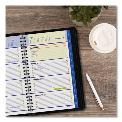 AT-A-GLANCE® wholesale. Quicknotes Weekly-monthly Appointment Book, 8.5 X 5.5, Black, 2021. HSD Wholesale: Janitorial Supplies, Breakroom Supplies, Office Supplies.