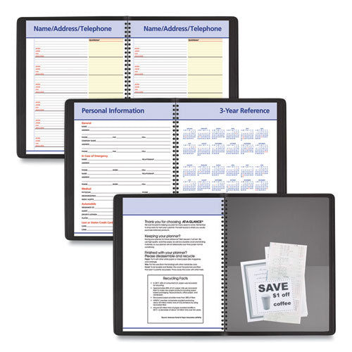 AT-A-GLANCE® wholesale. Quicknotes Monthly Planner, 11 X 8.25, Black, 2021. HSD Wholesale: Janitorial Supplies, Breakroom Supplies, Office Supplies.