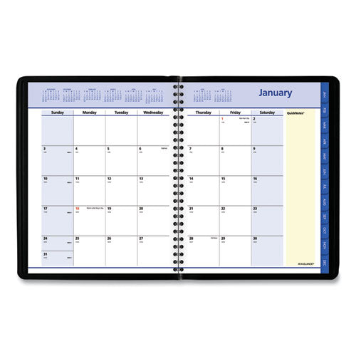 AT-A-GLANCE® wholesale. Quicknotes Monthly Planner, 8.75 X 7, Black, 2021. HSD Wholesale: Janitorial Supplies, Breakroom Supplies, Office Supplies.