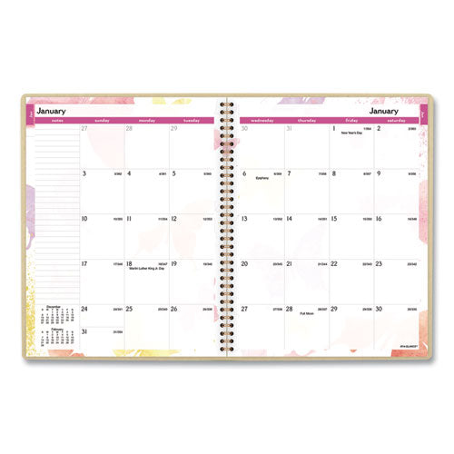 AT-A-GLANCE® wholesale. Watercolors Weekly-monthly Planner, 11 X 8.5, Watercolors, 2021-2022. HSD Wholesale: Janitorial Supplies, Breakroom Supplies, Office Supplies.