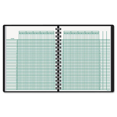 AT-A-GLANCE® wholesale. Undated Class Record Book, 10 7-8 X 8 1-4, Black. HSD Wholesale: Janitorial Supplies, Breakroom Supplies, Office Supplies.